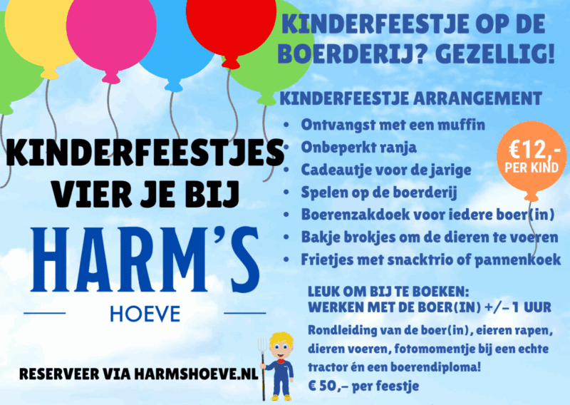 kinderfeestjes vier je bij