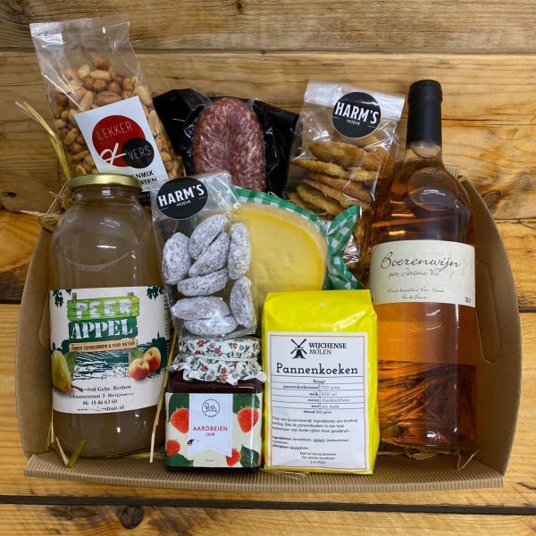 Bakkie vol lekkers Boerenwijn - € 46,95 (ook mogelijk met 2x speciaal biertje