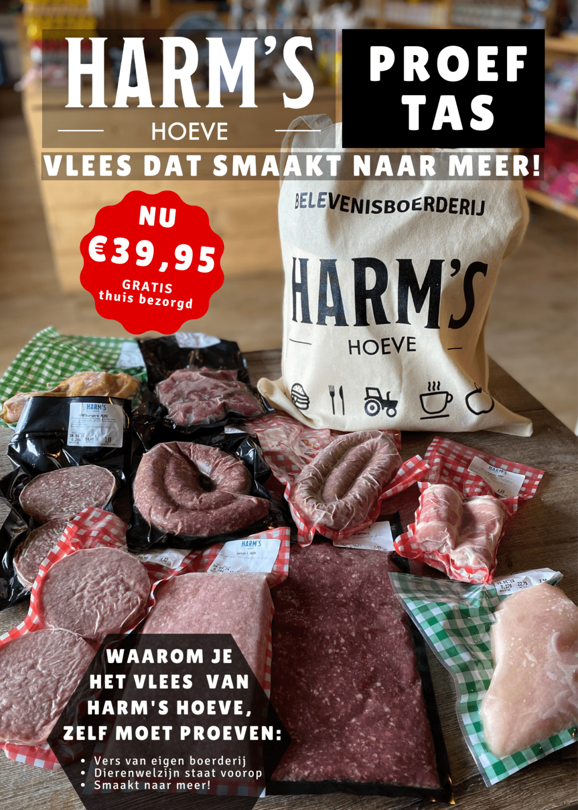 PROEFTAS - Vlees dat smaakt naar meer!