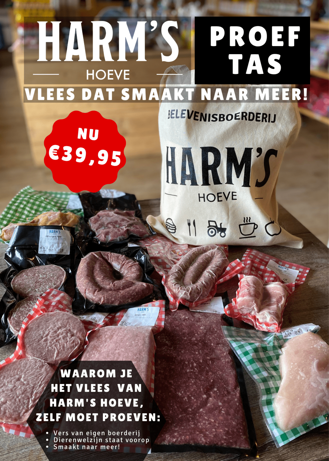 PROEFTAS - Vlees dat smaakt naar meer!